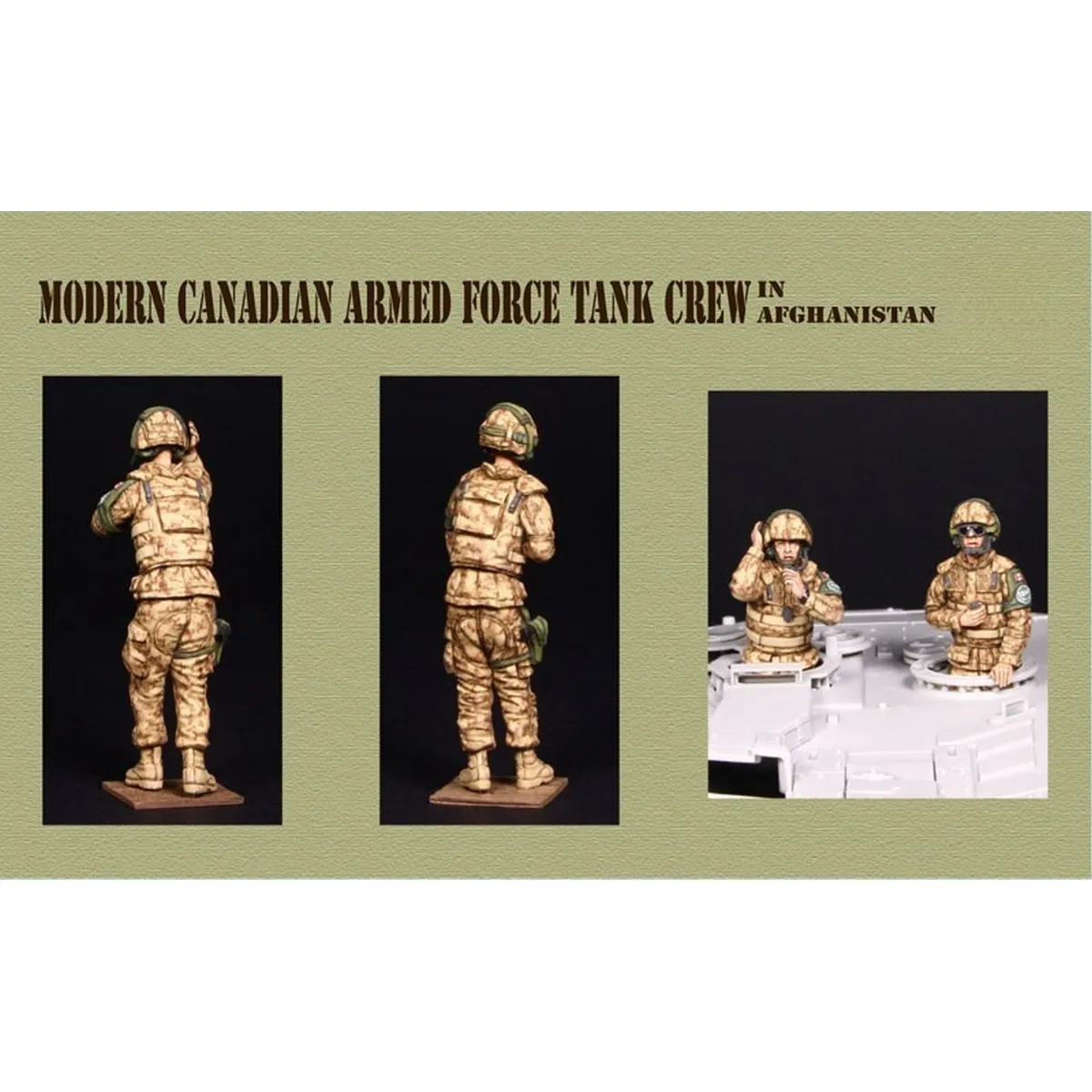 

1/35 resin unpainted model kit, military theme, Canadian tank soldier unassembled and unpainted GK