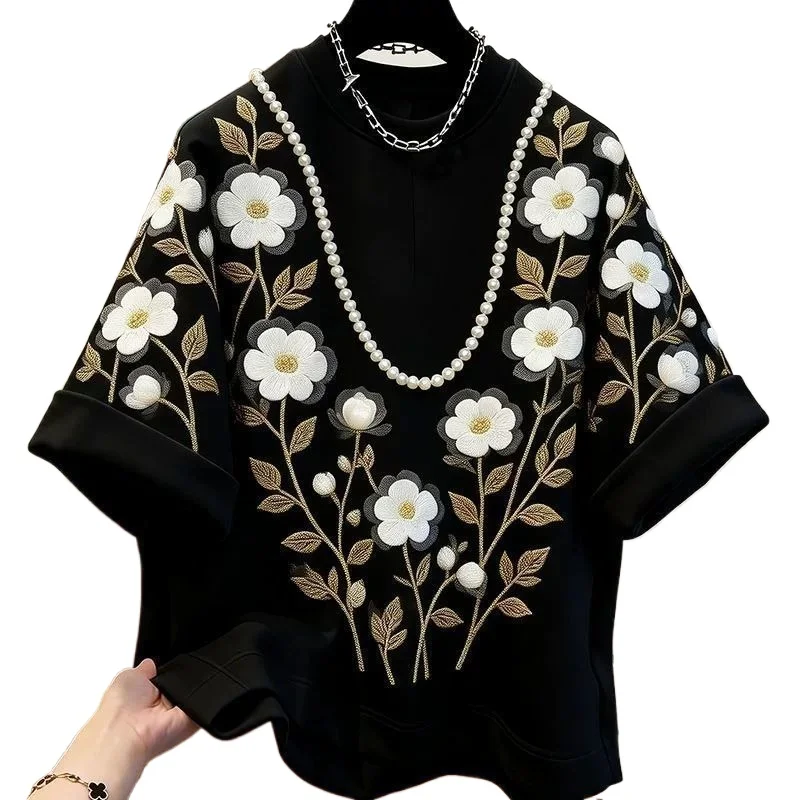 European Products Heavy Summer  New Fashion Casual Printing, Comfortable and High-end Wear, Beautiful Tops and Women's Clothing