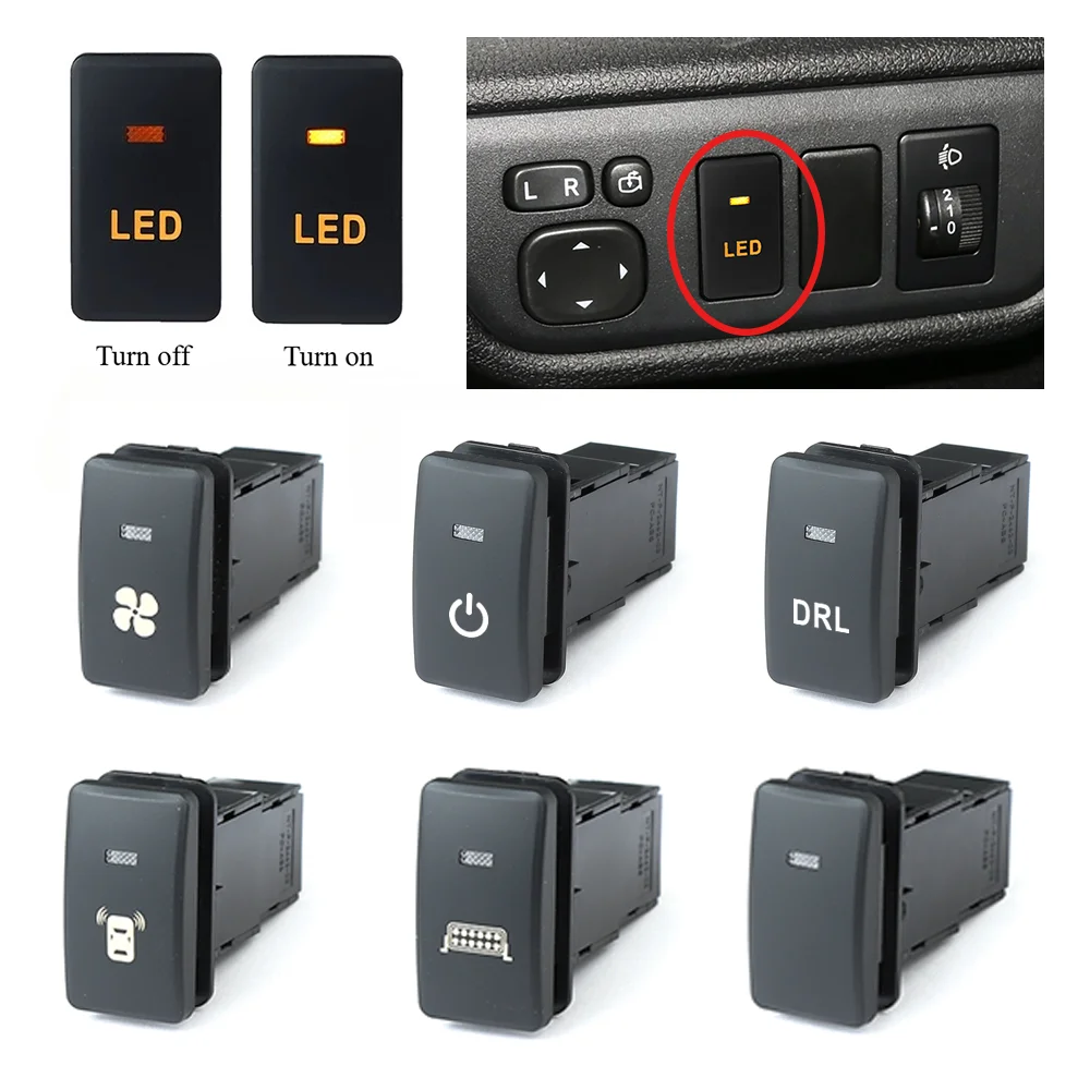 1 шт. подходит для FENGON GLORY 580 DFSK 600 зеркала с подогревом рулевое колесо DRL прожектор переключатель модификации мощности