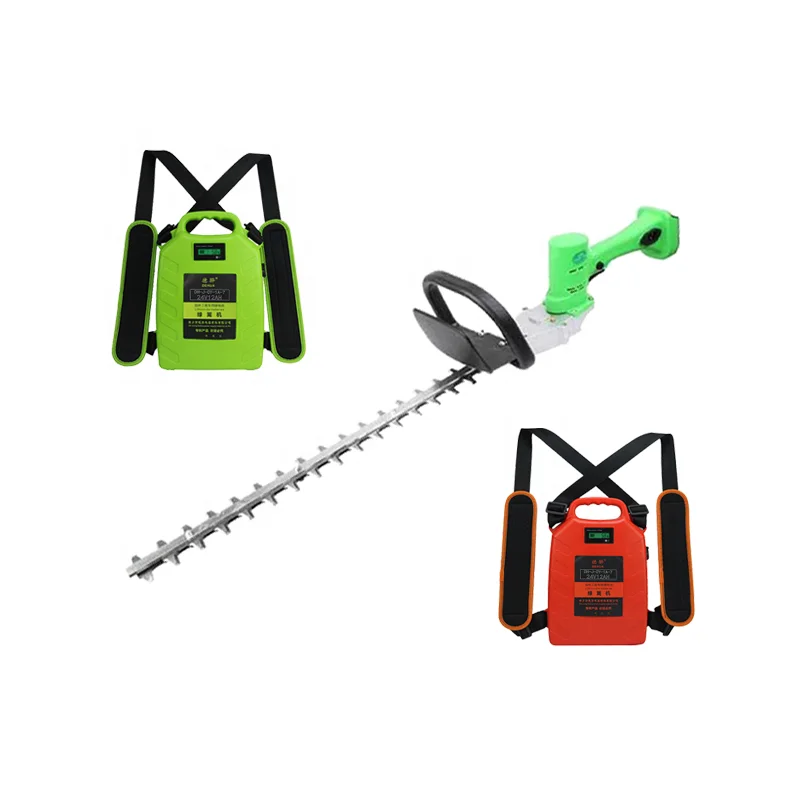24V 12AH Handy Hedge Cutter Trimmer Curved Hedge Trimmer Electric Cordless Hedge Trimmer