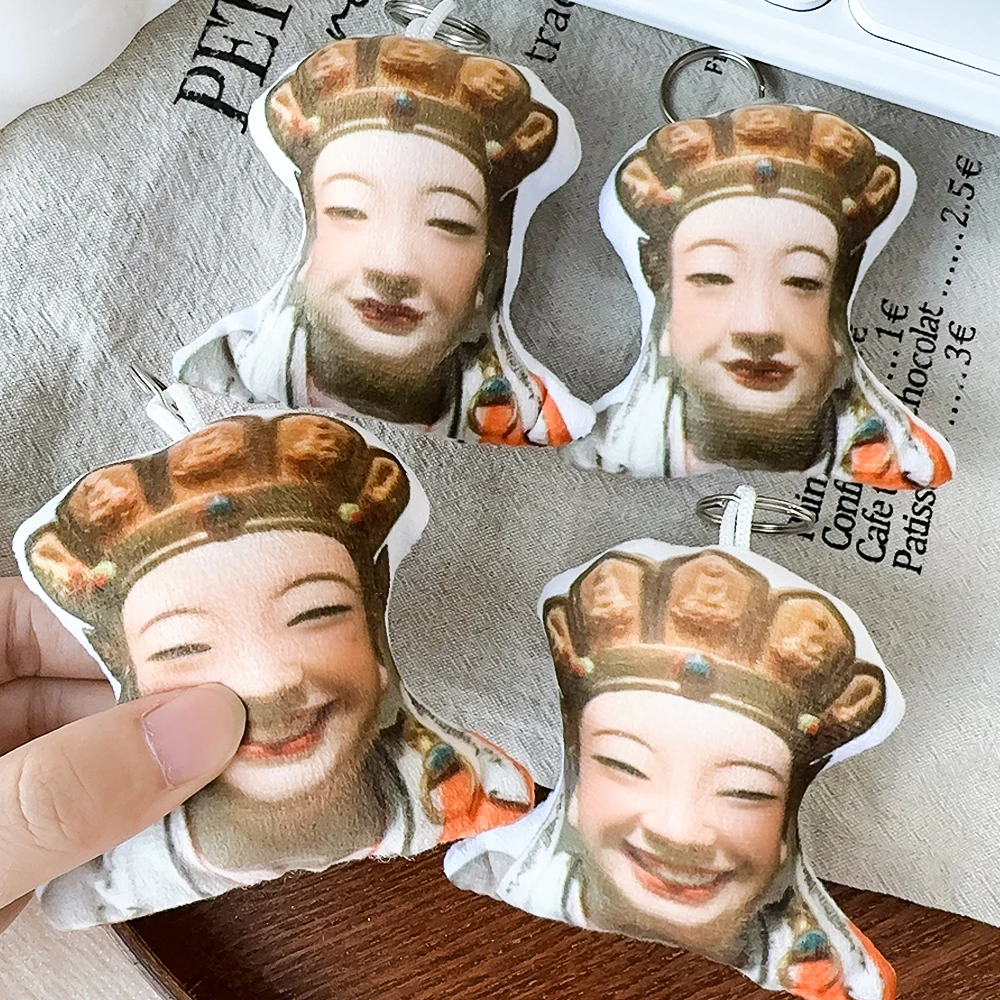 Funny Voice Laugh Expression Bodhisattva Voice Toy Children's Adult Pendant Doll Amitabha Bodhisattva Expression Package Pendant