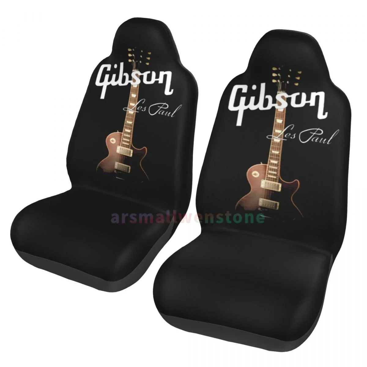 Cool Gibson-funda protectora para asiento lantero  coche, cubierta protectora antiincrustante, accesorios bonitos, 2 piezas