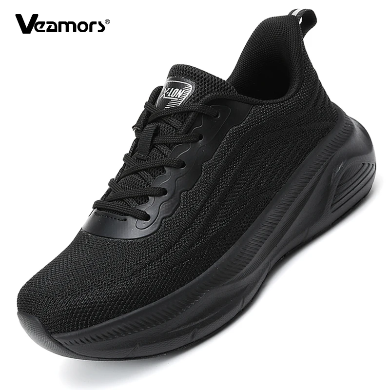 

Модные кроссовки на платформе, вязаные женские кроссовки, повседневная спортивная обувь с дышащей сеткой для прогулок, бега, эластичная подошва