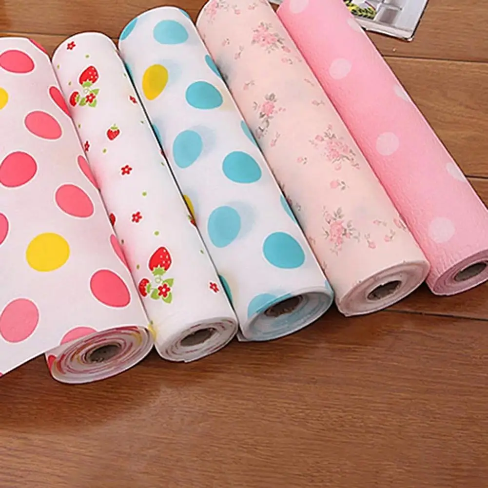 1 Roll can cut cabinets pad paper Anti-oil Drawer Paper Drawer paper Home Wardrobe Pad Cabinet Mat Kitchen Gadgets Tools