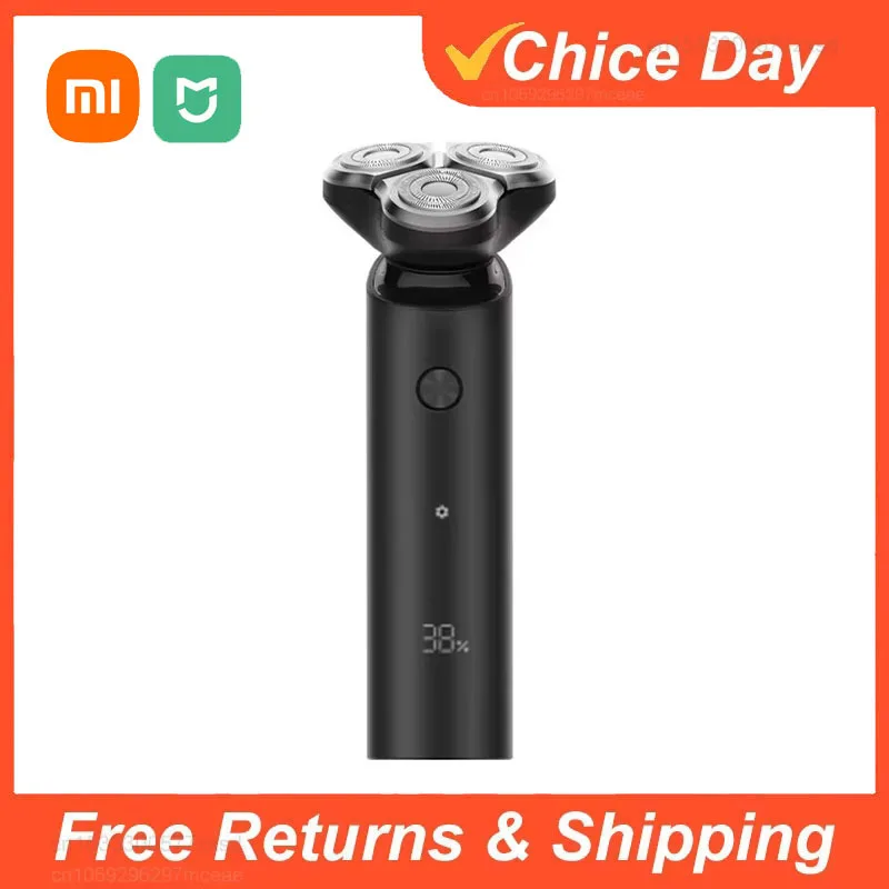 

Xiaomi Mijia Electric Shaver S500 3D Floating Blade Trimmer Wet Dry Shaving Cordless Razor LED Display Razor Shaver for Men