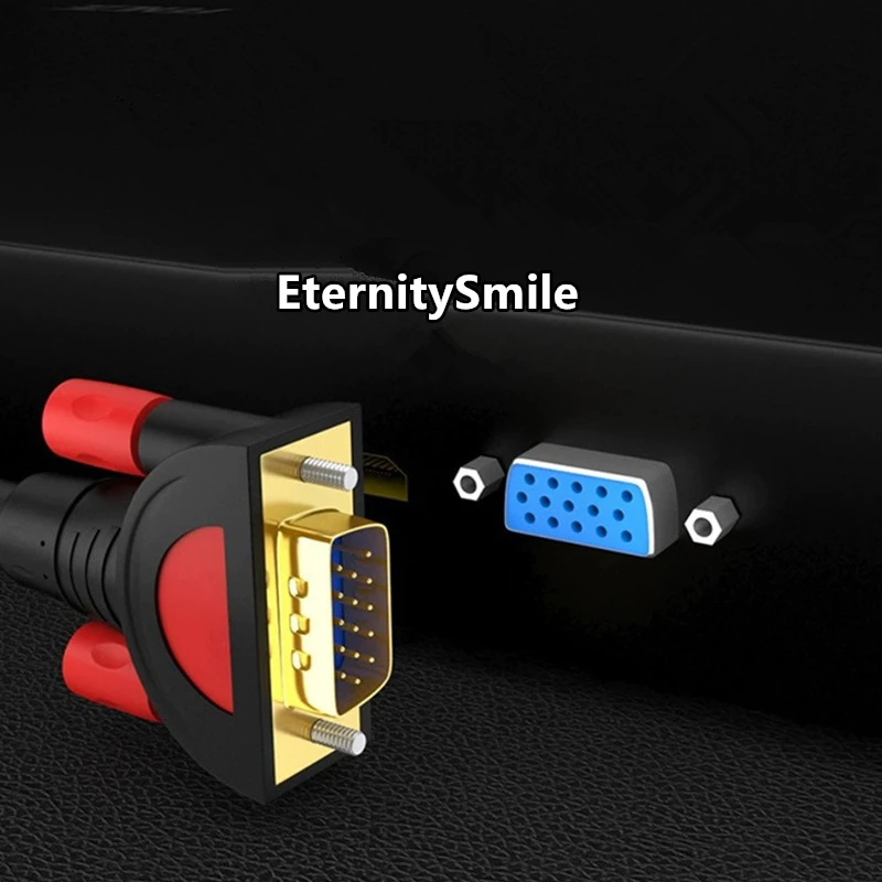1.5/3/5/10M 1080P VGA Cable Male to Male VGA 3+9 Gold-plated Connector for PC Computer Projector HDTV Monitor Display