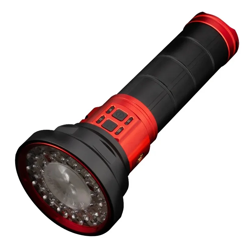 Convoy High Power LED Flashlight 30LED + 1LEP Multifunctional Outdoor Searchlight Torch for Camping Hiking Self Defense