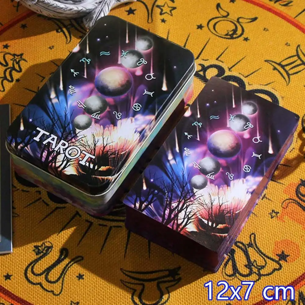 12x7 cm Iron Learning Tarot Keyword Tarot Card Games