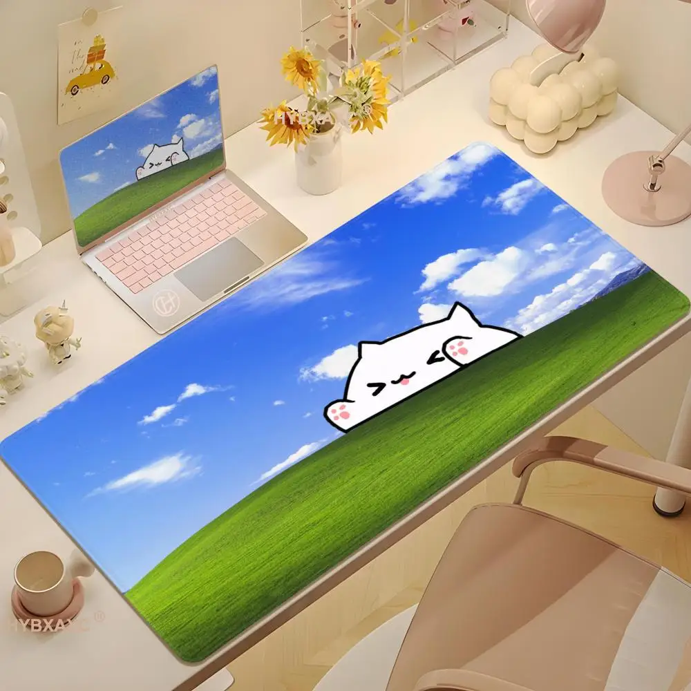 HYBXAXC Mouse Pad HD Funny Meme Cartoon Interesting Meme Animals Mouse Pad Large Thick Stitched Edges Gaming Mouse Mat for PC
