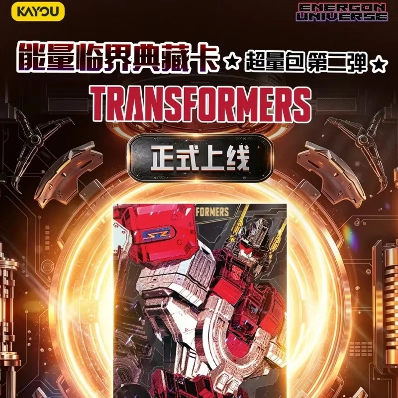 Nouvelle Vente Authentique Kayou Transformers Energy Critical Premium Cards Overlord Pack Vol. Coffret Cadeau de 2 Cartes de Collection Anime