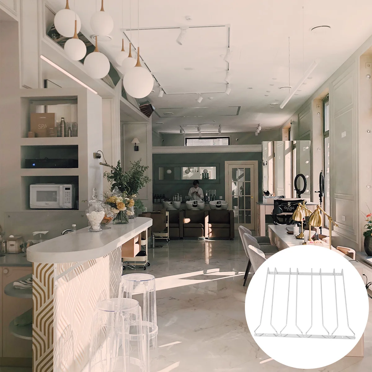 

1Pcs Stainless Steel Wine Cup Holder Multi-Layer Storage Bracket for Kitchen Bathroom Cup Draining Rack Tidy Organizer Silver