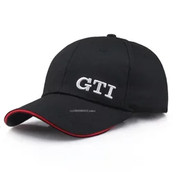 Fashion embroidery Letter GTI baseball caps solid wash cotton dad hats truck driver hat unisex visor high quality adjust bone