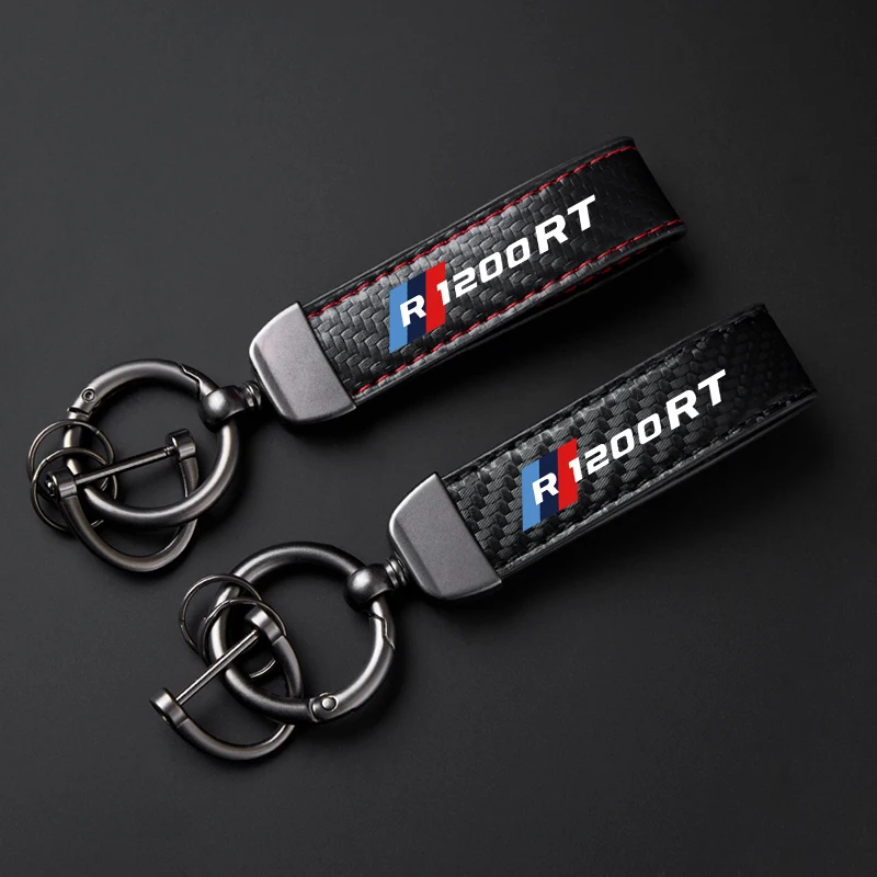 

High-Grade leather Motorcycle Keychain Holder Keyring For BMW R1200RT R1200 RT R 1200RT 2004-2023 2015 2014 Accessories