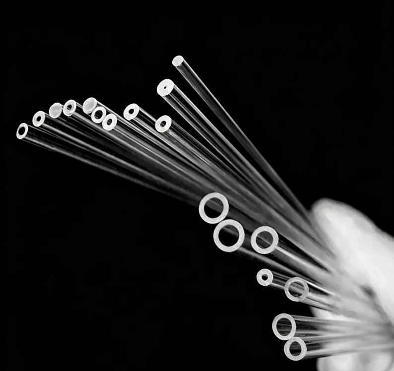 Transparent Quartz Capillary High Temp Resistant Precision Tube