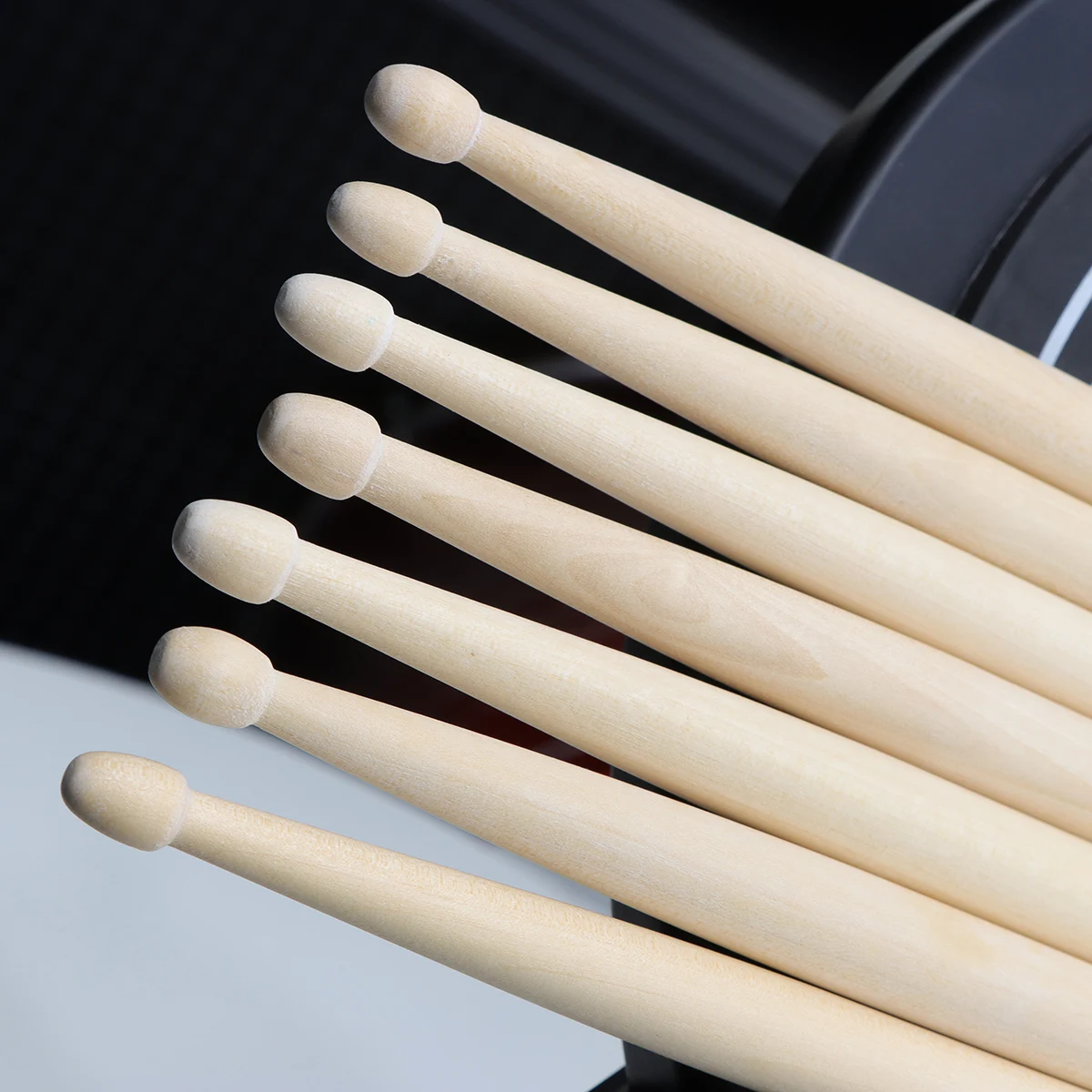 XINY-Maple Drum 5A 7A 5B Imported Material Price Affordable Drum Strike Rod Pair Set-A pair image 4