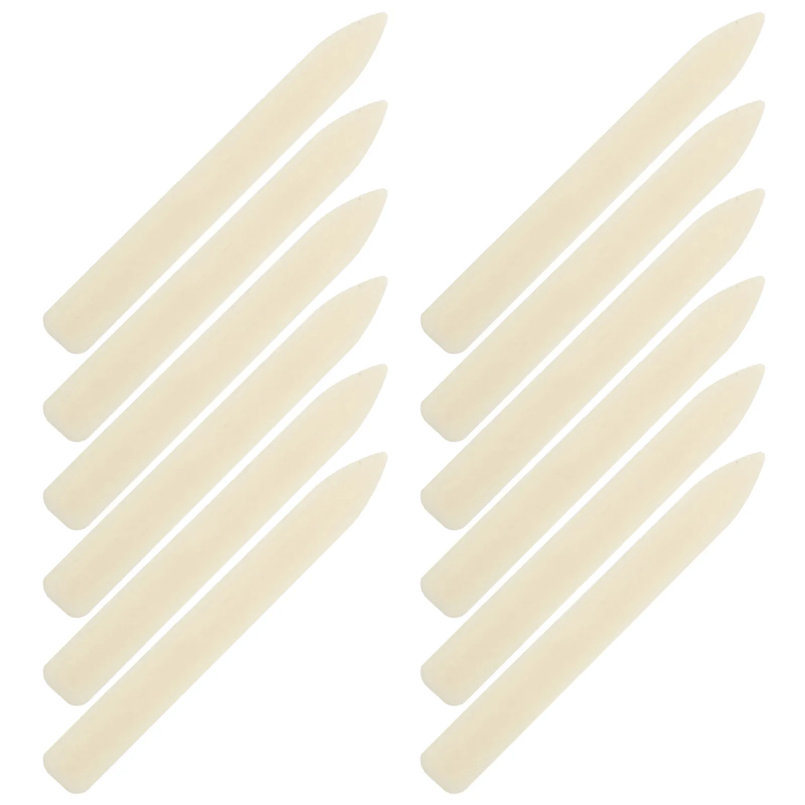 12Pcs Bone Folder Paper Folding Tool Plastic Creaser Scoring for Card Making Scrapbooking Origami Craft Supplies