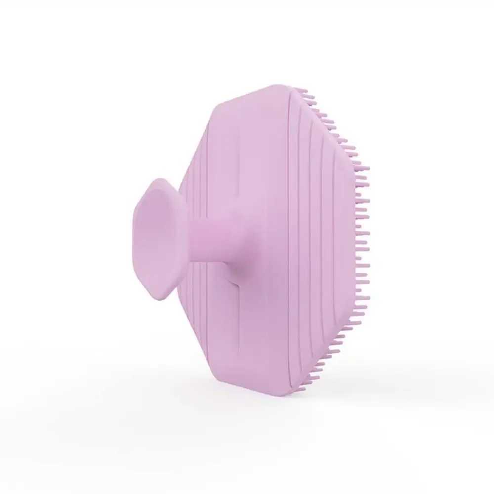 Spazzola per la pulizia del viso in silicone geometrico esagonale Ventosa per cintura Pulizia profonda Cura della pelle Scrub Detergente Pulizia del viso Rimozione del trucco