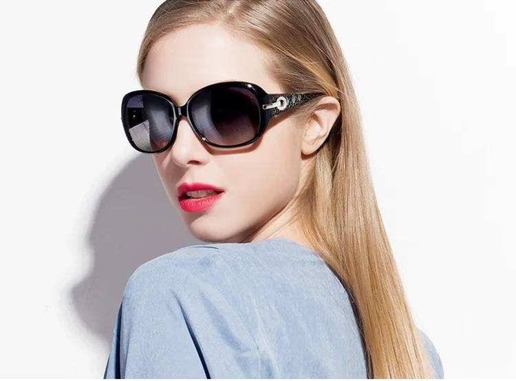 Damen-Sonnenbrille Elegante Komfortable Sonnenbrille Modischer Hohlstil Sonnenbrille Großer Rahmen Outdoor-Brille Sommer UV400 – Detail 1