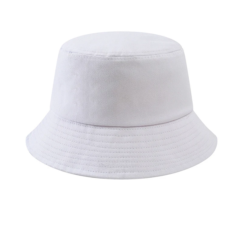 Custom LOGO Design Bucket Hat Women Men Embroidered Print Logo Summer Casual Fishermen Cap Brim Kpop Panama Bob Bucket Gorros