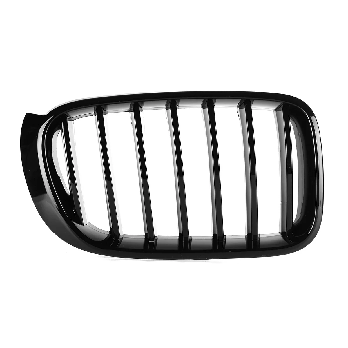 Car Front Sport Kidney Grill Grille Glossy For BMW X3 F25 X4 F26 2014-2017 Single Line Slat Replacement Racing Bumper Grills