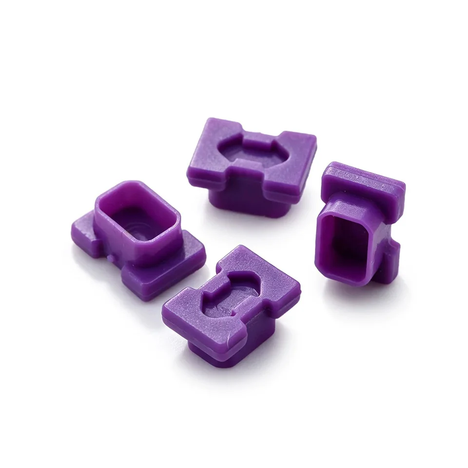 10Pcs Dental Impression Closed Tray Transfer Coping Cap Compatible for Straumann ITI System NC RC Plastic Caps Lab Material