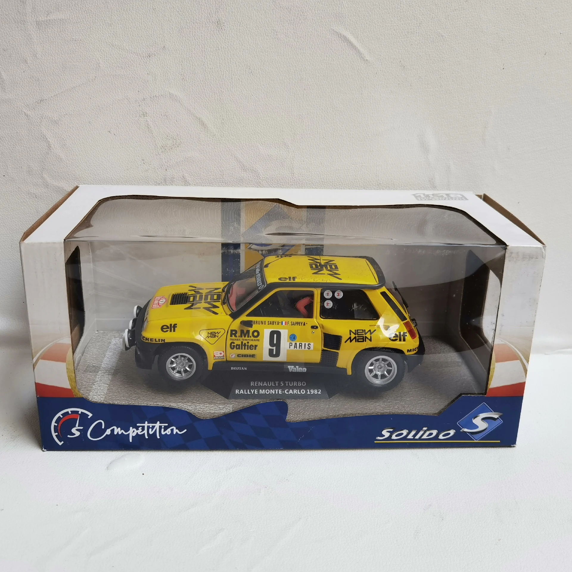 

Diecast SOLIDO 1/18 Scale RENAULT 5 TURBO 1982 #9 Alloy Car Model