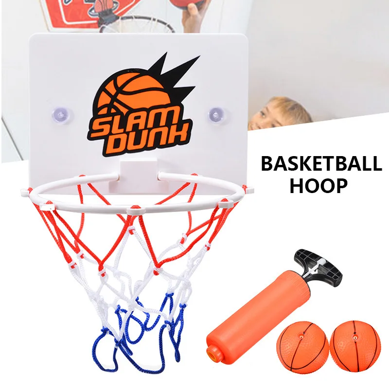 HOT SALE Mini Basketball Hoop Kit Indoor Plastic Basketball Backboard Home Sports Basket Ball Hoops for Kids Funny Game Toys