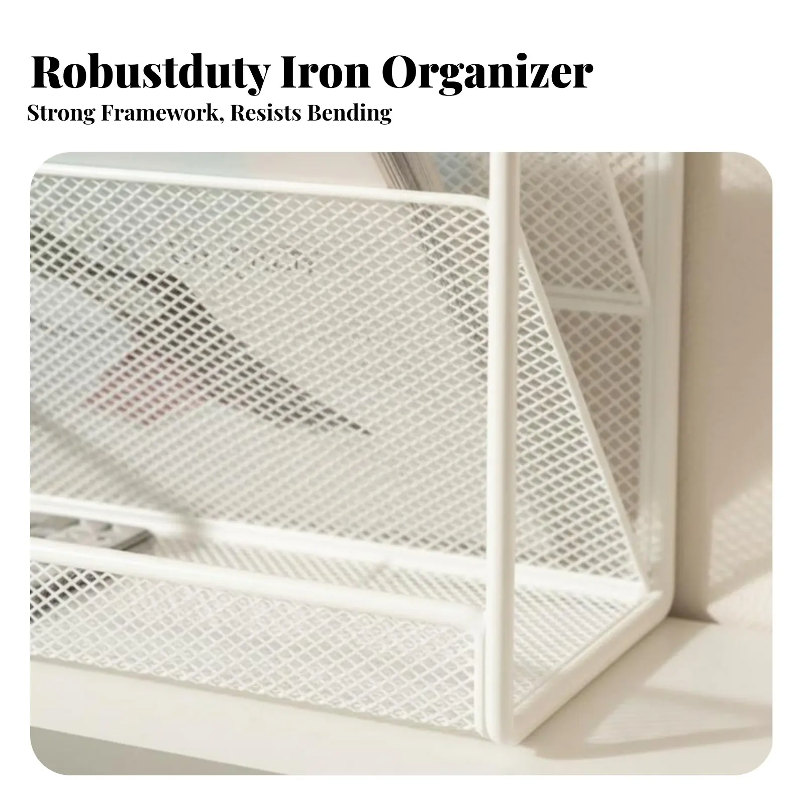 

Multitier Document Rack partitionMountable Multi-Tier Document Sorter Space-Saving Easy Assembly for Students, Desk, School