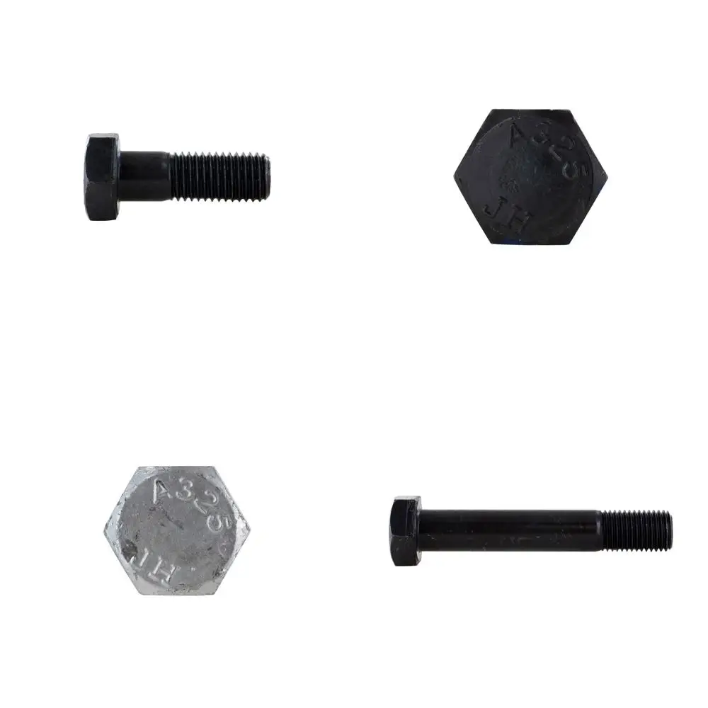 

Тяжелые шестигранные структурные болты 3/4-10 x 2-1/4 дюйма, упаковка из 25 штук с простой отделкой для промышленной конструкции