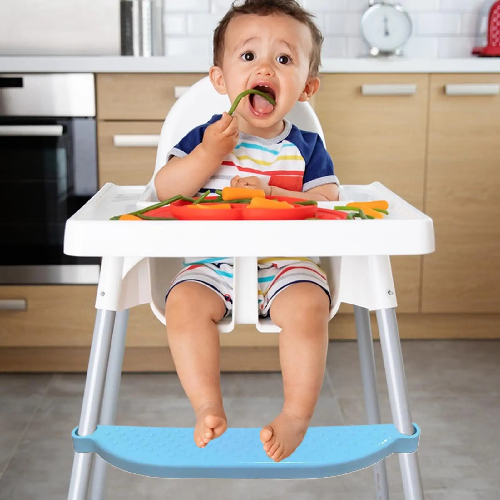 مسند للقدمين للكرسي المرتفع غير قابل للانزلاق ملحقات دعم الارتفاع قابلة للتعديل مسند للقدمين للكرسي للمنزل والأطفال الصغار والمكتب وأكل الطفل