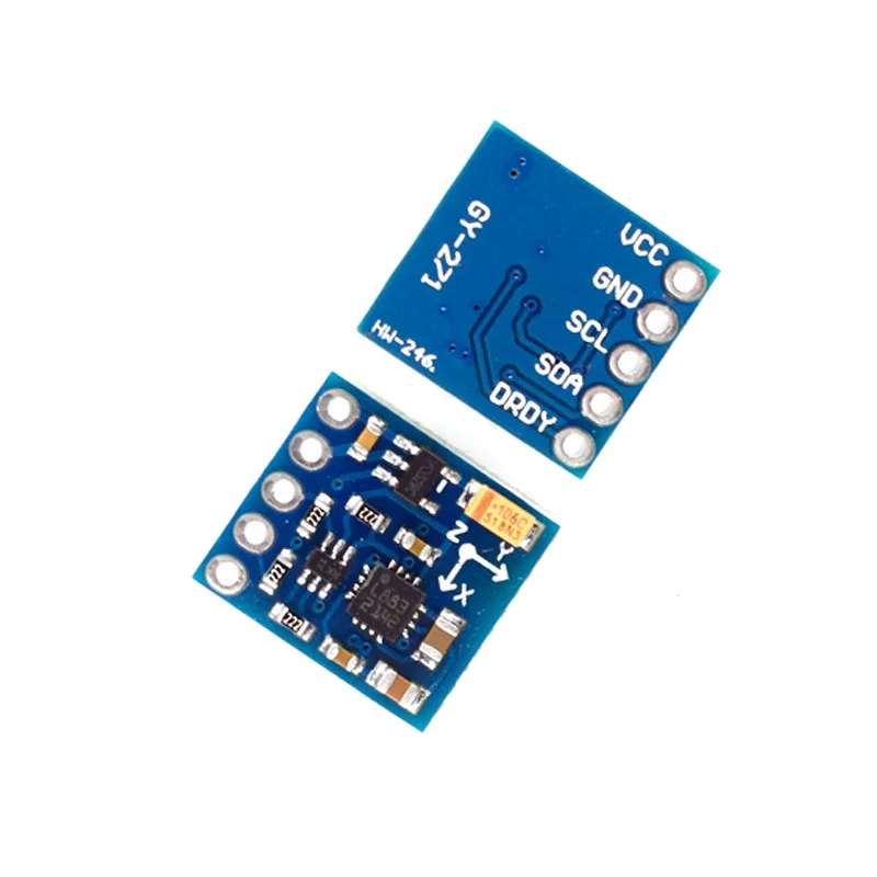 Moduł kompasu elektronicznego GY-271 QMC5883L, trójosiowy czujnik pola magnetycznego do Arduino, płytka IIC