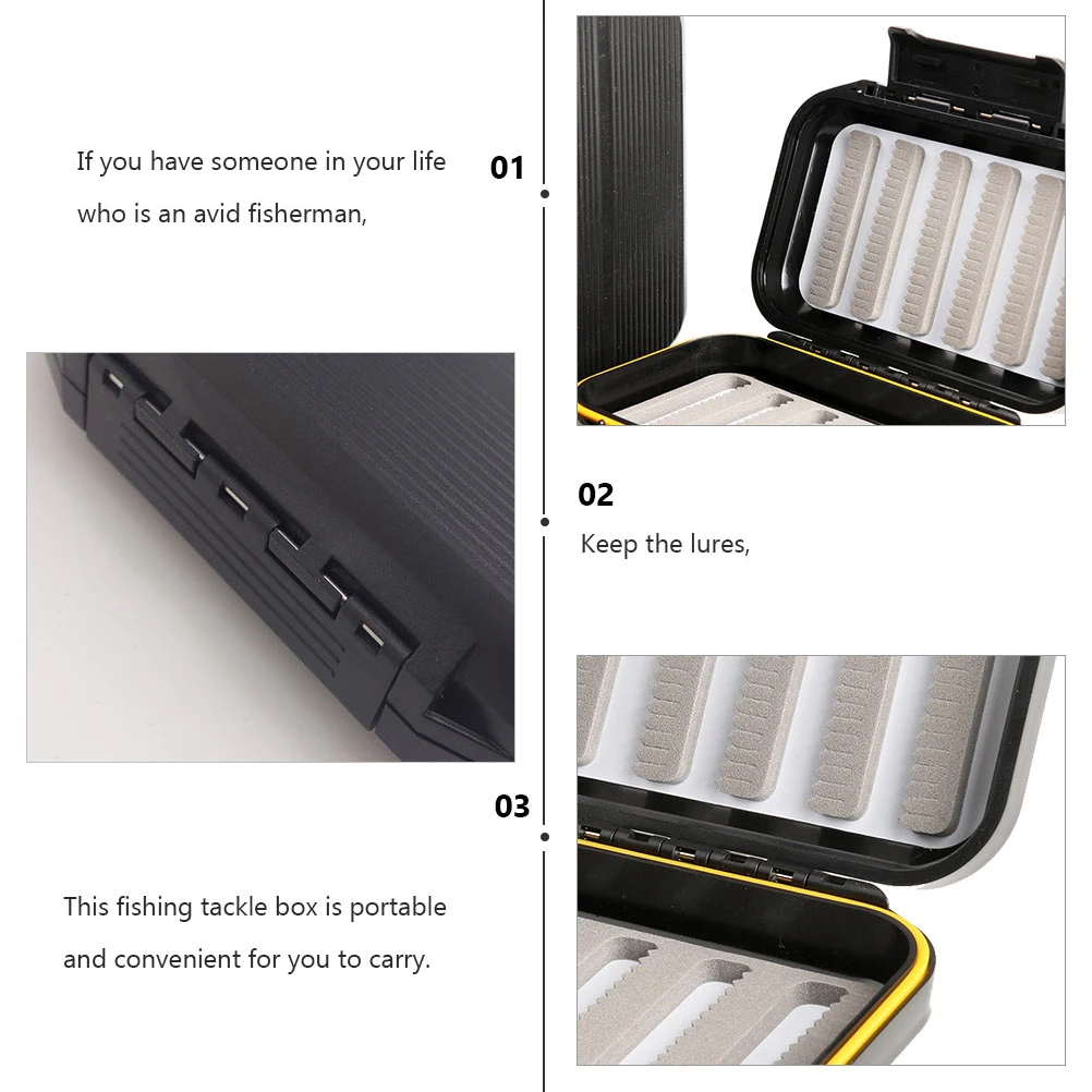 

Waterproof Bait Storage Lure Equipment Supplies Hook Case Fly Fishing Portable Practical Saltwater Ice Fishing Gear