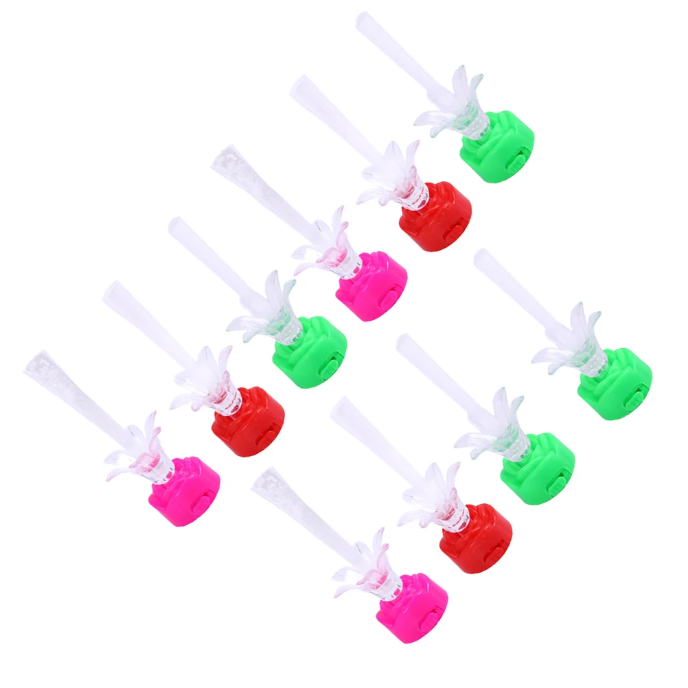 

20 Pcs LED Rose Fiber Optic Light Unique Decorative Night Lamp Safe Home Garden Wedding Party Festive Kids Bathrooms Dynamic