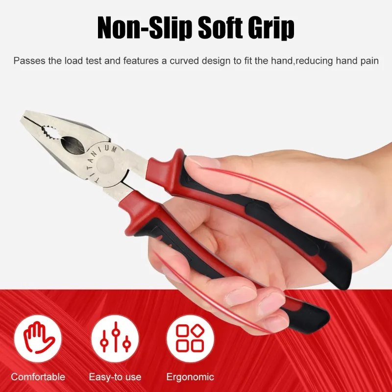 T1040 공장 직판 신형 티타늄 비자성 부식 방지 전기공 플라이어