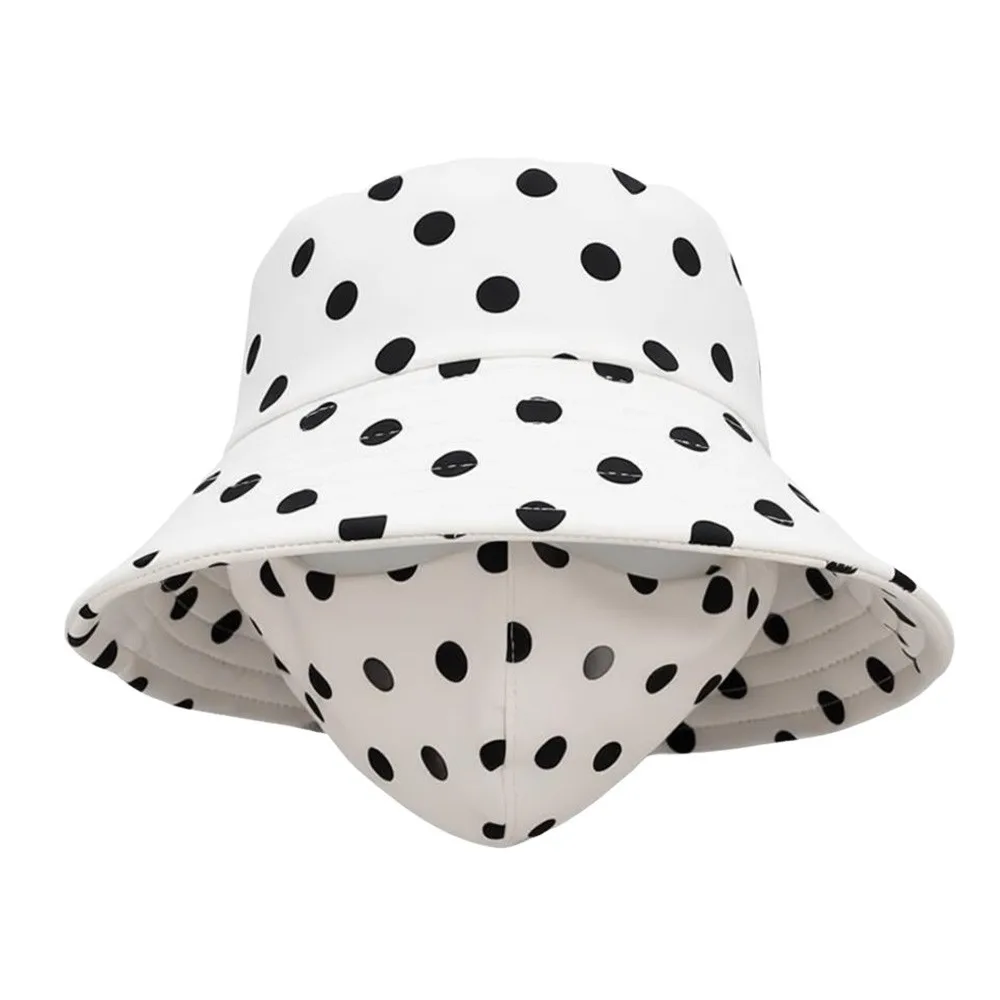 Fashion With Mask Agricultural Work Hat Wide Brim Dust Mask Hat Tea Picking Cap Protect Neck Anti-uv Bucket Hat Four Seasons