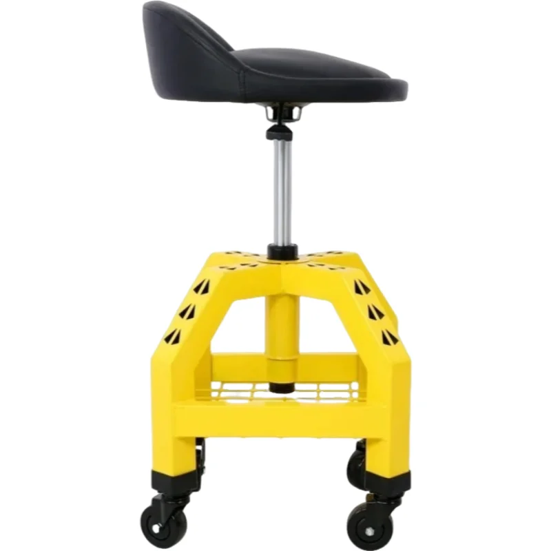 Ofeeny Rolling Auto Repair Work Stool Height Adjustable Mechanic Chair With Storage Tool Tray And Swivel Wheels - view 3