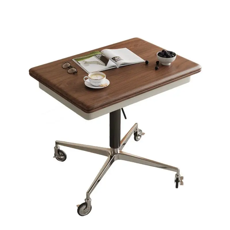 table multi-function movable side table foldable dining table household