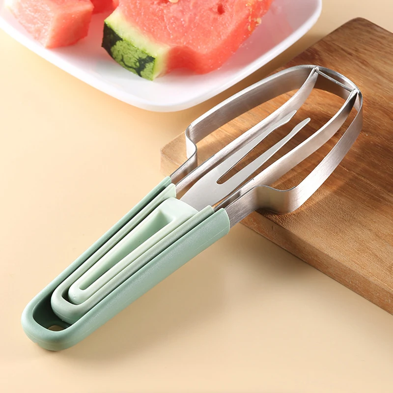 

New Watermelon Cutter Slicer Tools Multifunctional Melon Scoop Fruit Scooper Tool for Dig Pulp Separator Creative Fruit Knife
