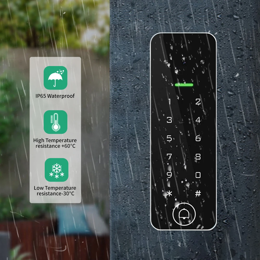 Joytimer Tuya Video Doorbell Home Video Intercom Wireless Doorphone Camera Support One-key Unlock HD Night Vision RFID Unlocking