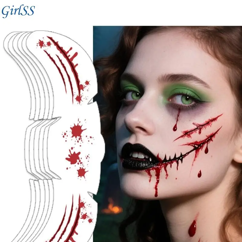 Temporary Freckle Sticker 10Pcs Not Irritating Skin Safe Halloween Makeup Decals T4MB