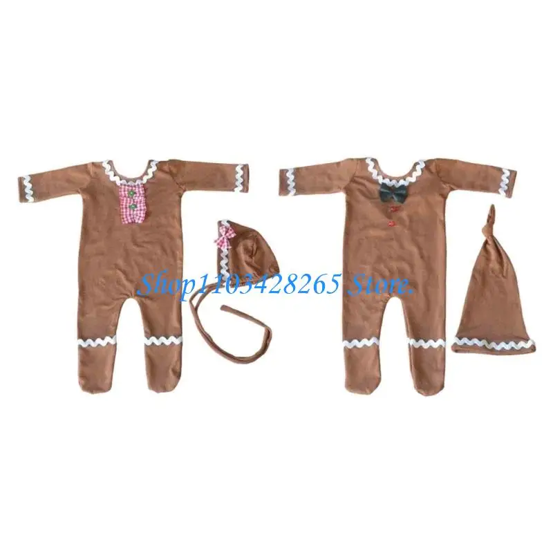 مجموعة أزياء الطفل تحت عنوان رومبير ناعم قابل للتمدد وغطاء رأس طويل الذيل دعائم قبعة لحديثي الولادة صور العطلات G2TE