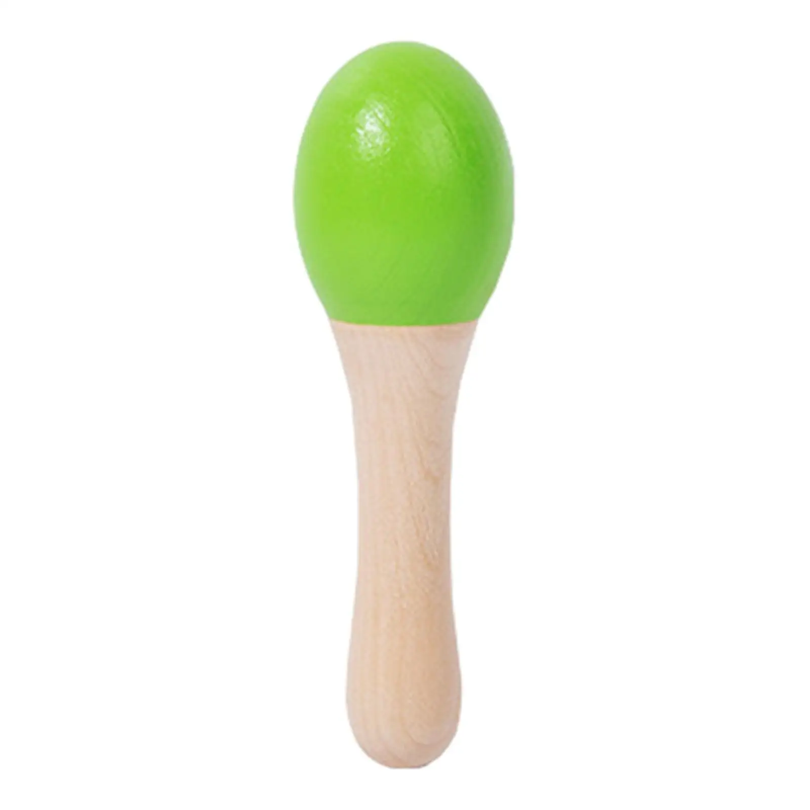 DIY Wooden Maracas Hand Percussion Rattle Baby Sand Hammer Craft Instrument for Children Festival and Holiday