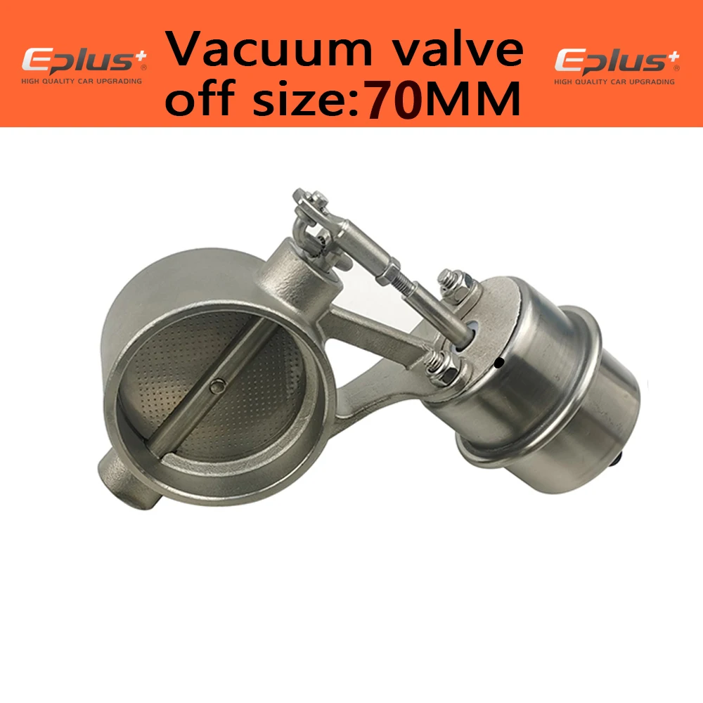 EPLUS Universele Auto Uitlaatpijp Systeem Regelklep dempers Vacuüm Controller Apparaat Afstandsbediening Schakelaar 51 63 76 MM Blauw
