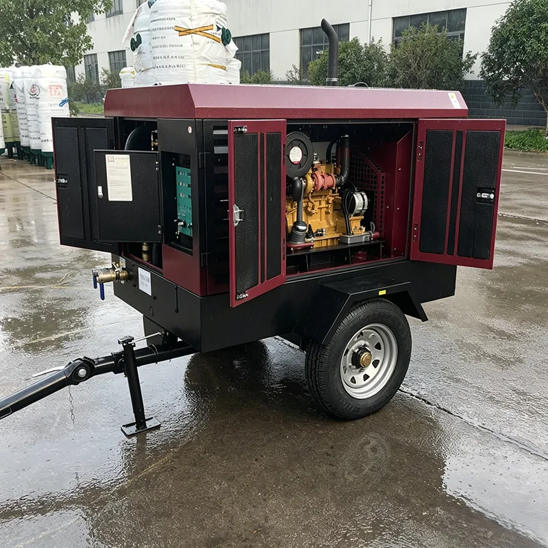 Industrial Rotary Screw Air Compressor, 10HP Fixed Speed 380V 3 Phase for Factory Use