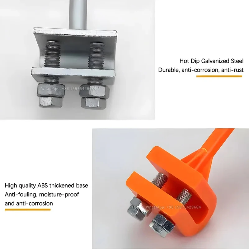 ABS 360 Rotary Wind Powered Bird Repeller Pest Scarer for Orchard Farm Crop to Deter Pigeons Crows and Wild Birds