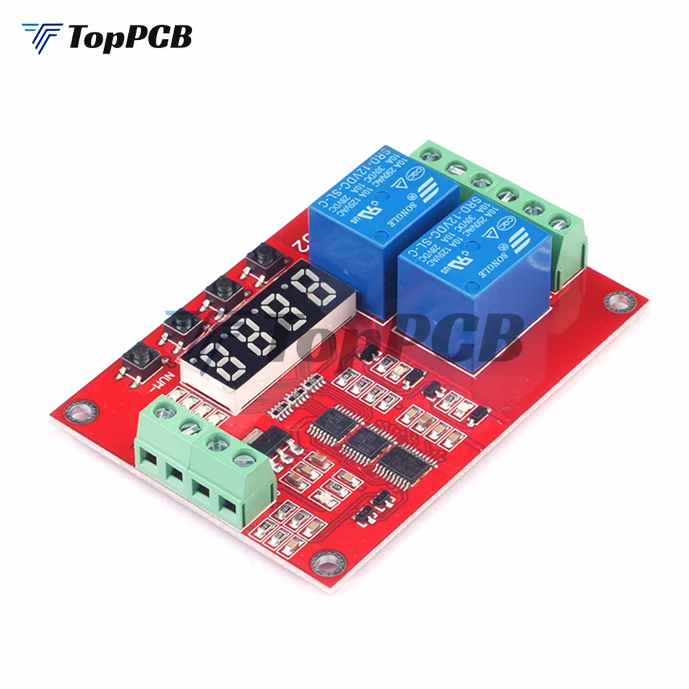 FRM02 Type 2 Channel 5v 12v 24v Time Relay Control Module