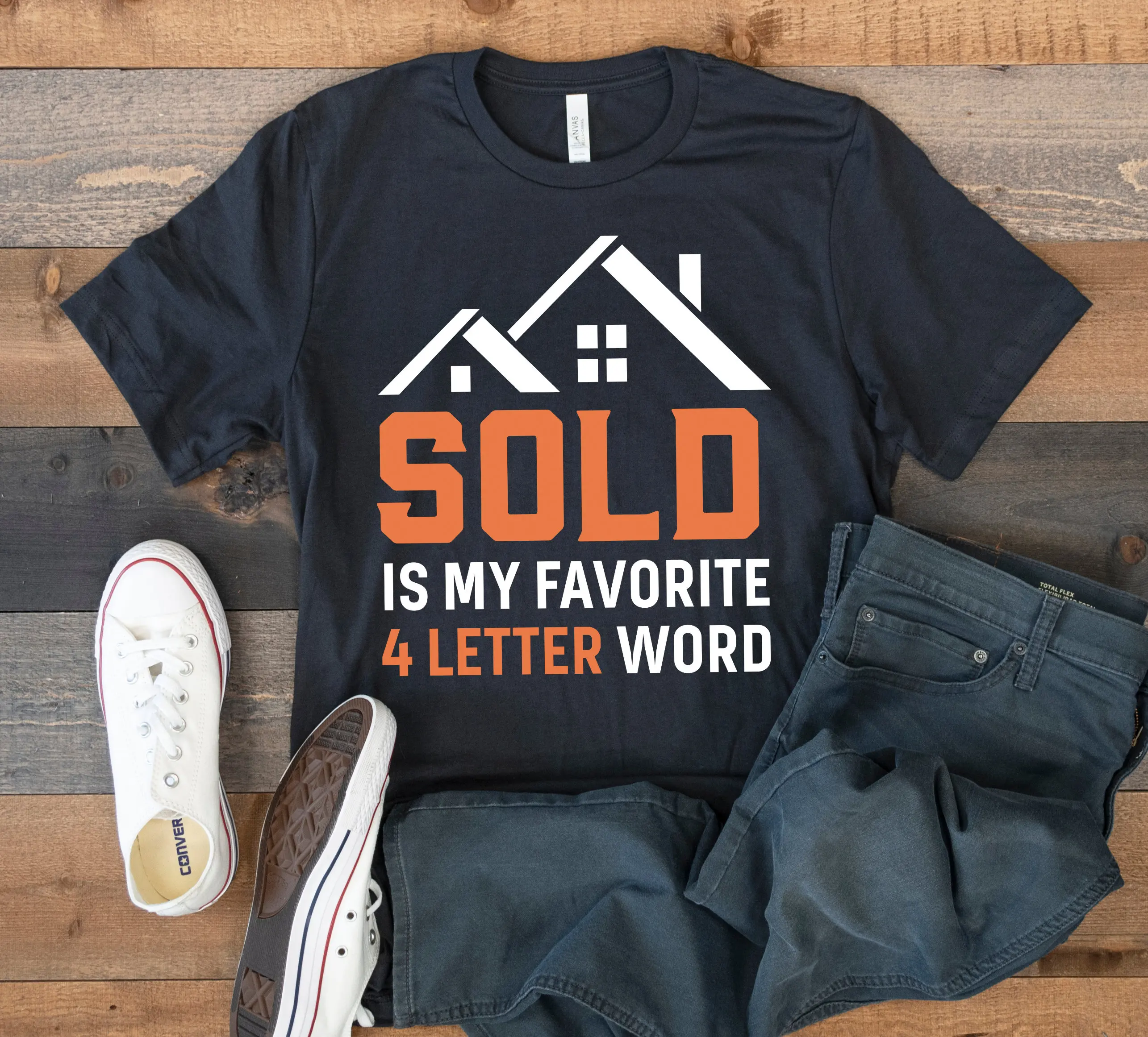 Realtor T Shirt Funny Sold s for Realtors Real Estate SweaT Long Sleeve Apparel