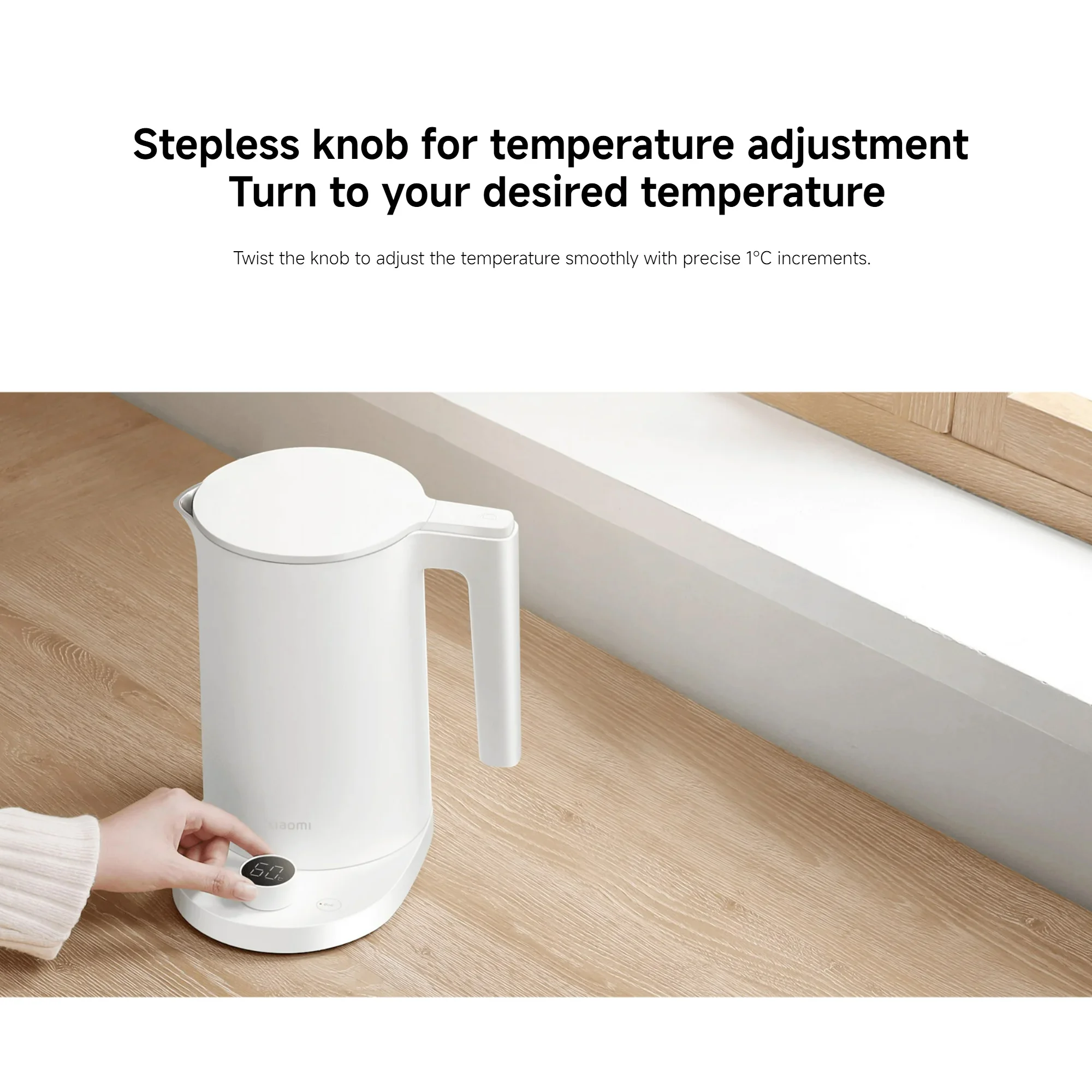 غلاية Xiaomi الذكية 2 Pro 1800 وات 1.7 لتر غلاية كهربائية أجهزة المطبخ شاشة LED 24 ساعة درجة حرارة ذكية ثابتة