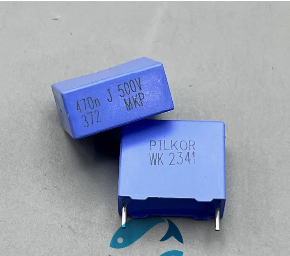 

30pcs/lot Original PILKOR film capacitor 372MKP series 470NF 500V 474J 0.47UF 5% 17.2x8.2x14.7mm P15MM free shipping