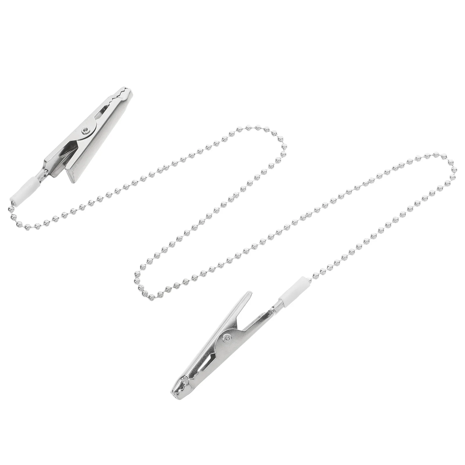 Iron Chain Scarf Clip Bib Lanyard Bibs Napkin with Seniors Holder Clips Face Masks